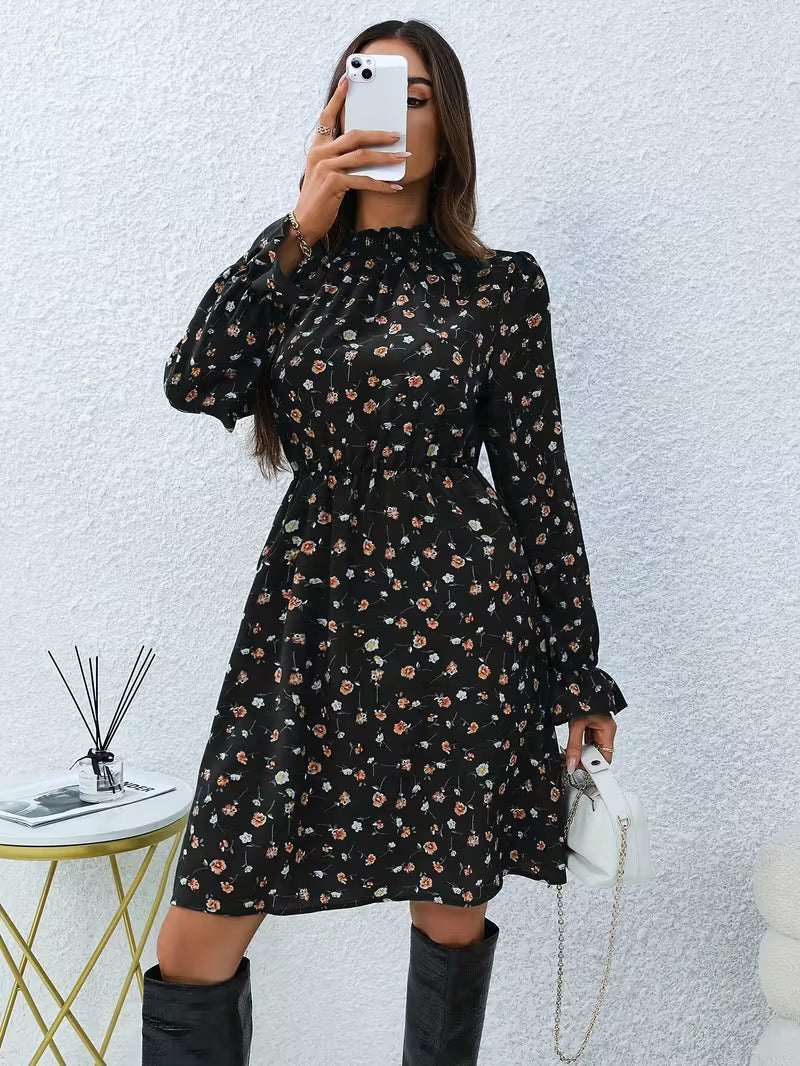 Vestido Corto Floral Isabella Bloom
