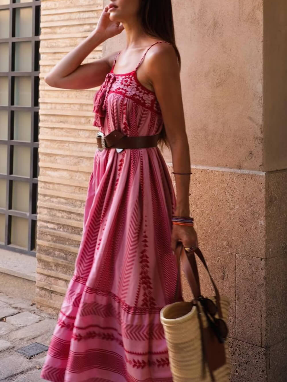 Vestido Itzamara Maxi Boho Artesanal