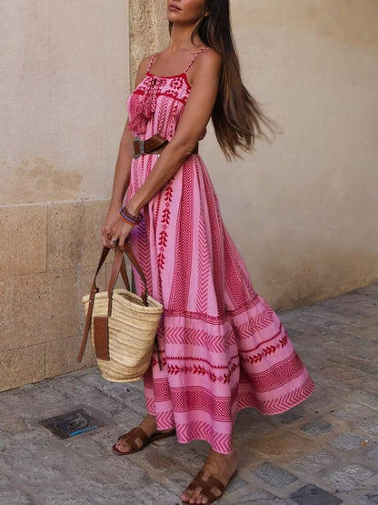 Vestido Itzamara Maxi Boho Artesanal
