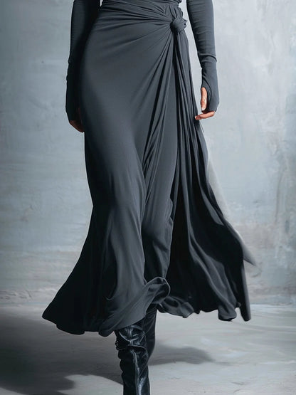 Vestido Largo Aura de Acero