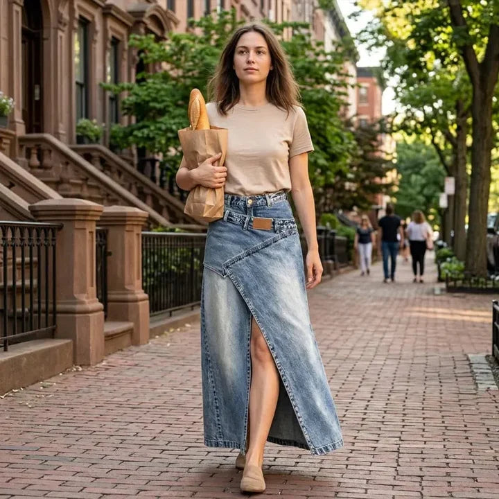 Falda Maxi Denim Urban Edge