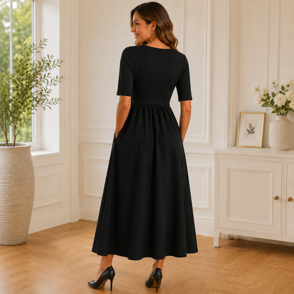 Vestido Karen Midi Cruzado