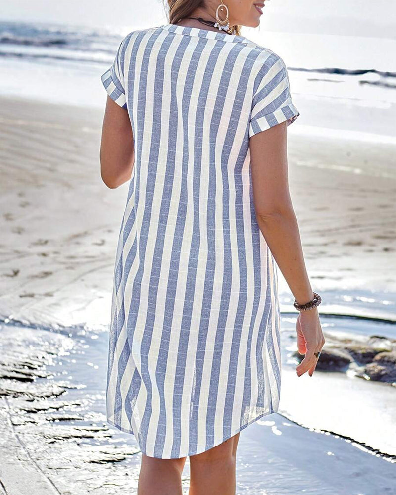 Vestido Serena Capri Rayado