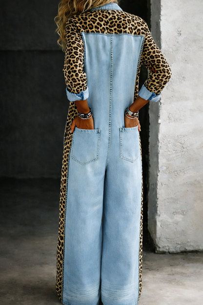 Enterizo Maxi Contraste Print