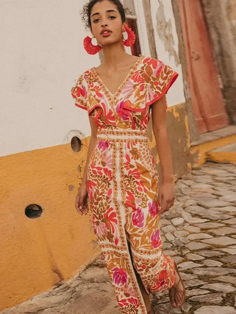 Vestido Clio Vintage Elegante