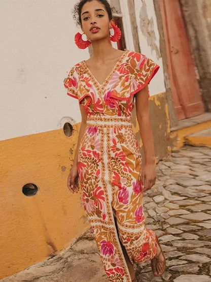 Vestido Clio Vintage Elegante