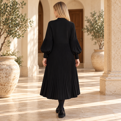 Vestido Midi Isabella Plisado