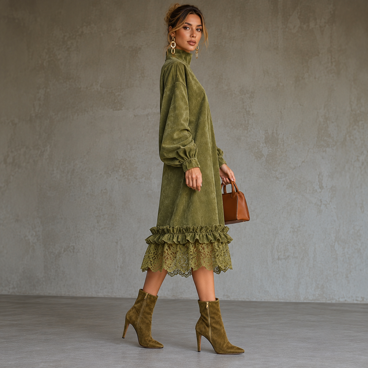 Vestido Midi Olivia Encanto