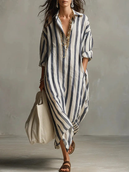Vestido Camisero Náutico