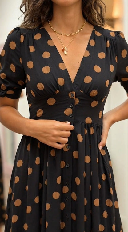 Vestido Vintage Lunares