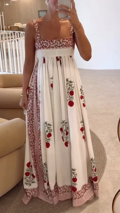 Vestido Maxi Bohemio Frutal