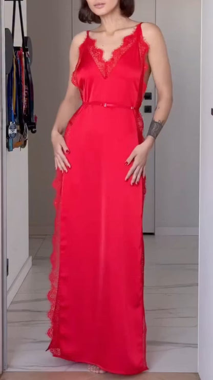 Vestido Lencero Noche de Encaje