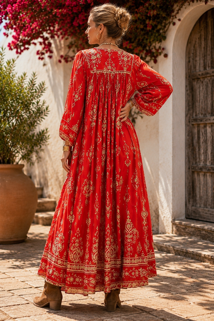 Maxi Vestido Túnica Imperial