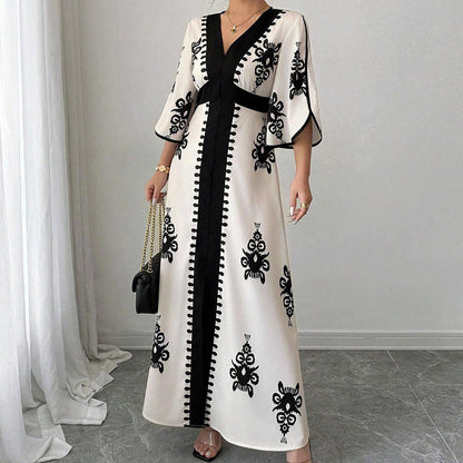 Vestido Contraste Imperia