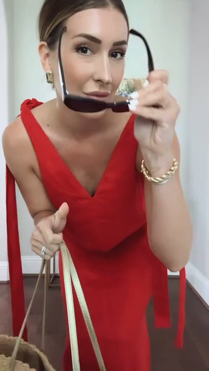 Vestido Elira Midi Clásico