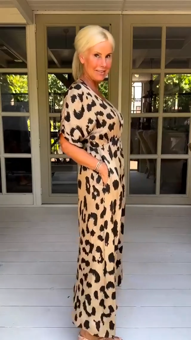 Maxi Vestido Kenia Leopardo