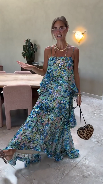 Vestido Fiorella layers