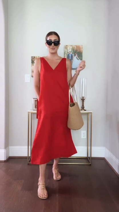 Vestido Elira Midi Clásico