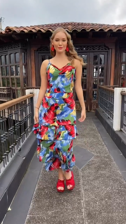 Vestido Maxi Marbella Tropical
