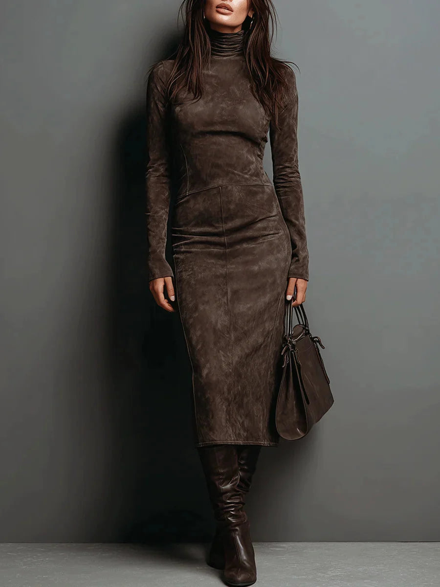 Vestido Midi Sombra de Ébano