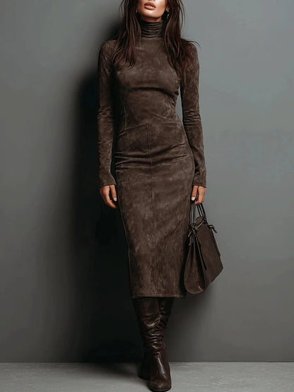 Vestido Midi Sombra de Ébano